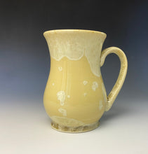 Load image into Gallery viewer, Light Yellow Crystalline Glazed Mug 12oz  #1