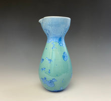 Load image into Gallery viewer, Teal Crystalline Sake Pitcher