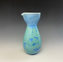 Load image into Gallery viewer, Teal Crystalline Sake Pitcher
