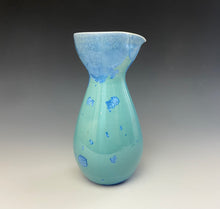 Load image into Gallery viewer, Teal Crystalline Sake Pitcher