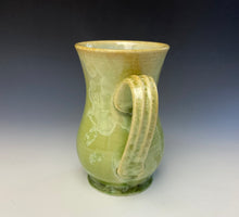 Load image into Gallery viewer, Crystalline Glazed Mug 18oz - Olive Green 3