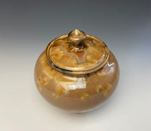 Load image into Gallery viewer, Iced Caramel Crystalline Glazed Jar #1
