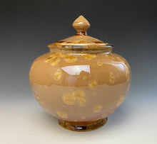 Load image into Gallery viewer, Iced Caramel Crystalline Glazed Jar #2
