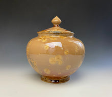 Load image into Gallery viewer, Iced Caramel Crystalline Glazed Jar #2
