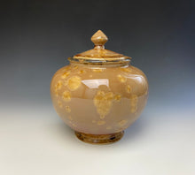 Load image into Gallery viewer, Iced Caramel Crystalline Glazed Jar #2
