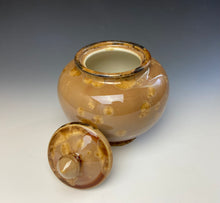 Load image into Gallery viewer, Iced Caramel Crystalline Glazed Jar #2