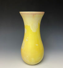 Load image into Gallery viewer, Gold Crystalline Glazed Vase