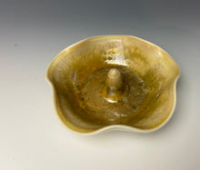 Load image into Gallery viewer, Crystalline Glazed Ring Dish- Gold