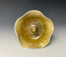 Load image into Gallery viewer, Crystalline Glazed Ring Dish- Gold