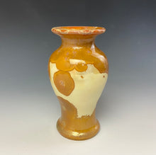 Load image into Gallery viewer, Crystalline Glazed Mini Vase- Golden Honey #2