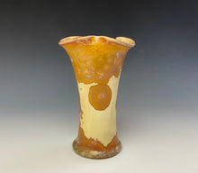Load image into Gallery viewer, Crystalline Glazed Mini Vase- Golden Honey #3