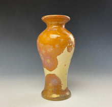 Load image into Gallery viewer, Crystalline Glazed Mini Vase- Golden Honey #4