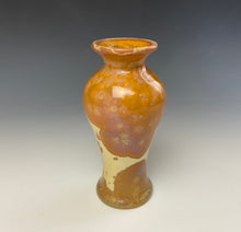 Load image into Gallery viewer, Crystalline Glazed Mini Vase- Golden Honey #4
