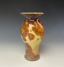 Load image into Gallery viewer, Crystalline Glazed Mini Vase- Golden Honey #5