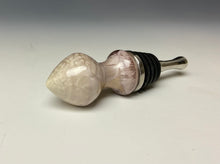 Load image into Gallery viewer, Crystalline Glazed Bottle Stopper- Mauve #1