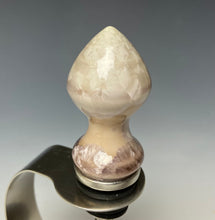 Load image into Gallery viewer, Crystalline Glazed Bottle Stopper- Mauve #1