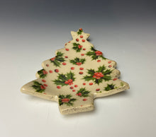 Load image into Gallery viewer, TREEat Dish- Vintage Holly