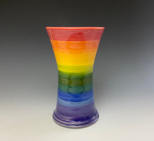 Load image into Gallery viewer, Rainbow Vase - Red Top