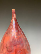 Load image into Gallery viewer, Ruby Crystalline Teardrop Vase
