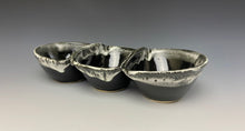 Load image into Gallery viewer, Triple Dip Dish- Jet Black