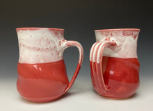 Load image into Gallery viewer, Bright Red Swirly Mug
