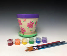 Load image into Gallery viewer, Paint Your Own Flower Pot Kit
