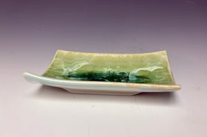 Crystalline Tray in Moss Green #1