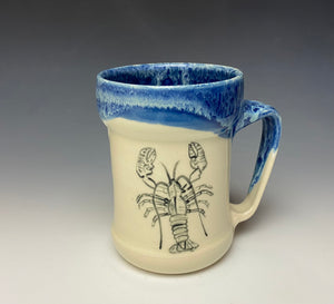 Lobster Mug- Deep Blue #2