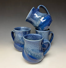 Load image into Gallery viewer, Deep Ocean Blue Swirly Mug
