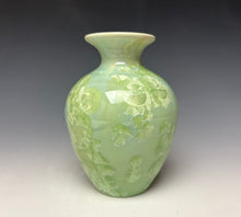 Load image into Gallery viewer, Crystalline Glazed Mini Vase - Mint Green
