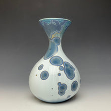 Load image into Gallery viewer, Bluestone Crystalline Glazed Vase
