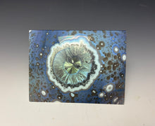 Load image into Gallery viewer, Crystalline Greeting Card- &#39;Cobalt Blue Galaxy&#39;

