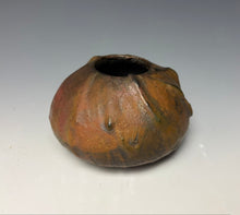 Load image into Gallery viewer, Satin Copper Raku Mini AirPlant Vase #9
