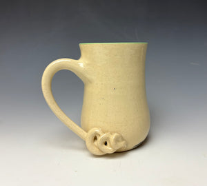 Artist Pig Mug- Light Green