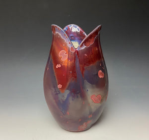 Tulip Vase- Ruby #2