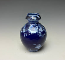 Load image into Gallery viewer, Winter Sky Blue Crystalline Glazed Mini Vase #5
