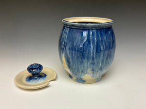 Sugar Jar- Breakwater Blue