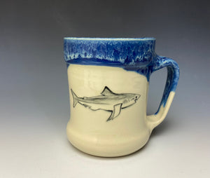 Shark Mug- Deep Blue