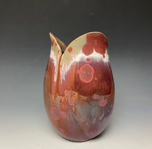 Tulip Vase- Ruby #4