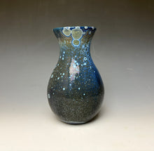 Load image into Gallery viewer, Cobalt Galaxy Crystalline Glazed Vase 2
