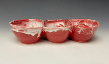 Load image into Gallery viewer, Triple Dip Dish- Bright Red
