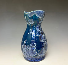 Load image into Gallery viewer, Atlantic Storm Blue Crystalline Sake Pitcher
