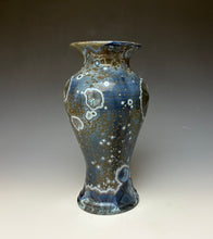 Load image into Gallery viewer, Cobalt Galaxy Crystalline Glazed Vase 5
