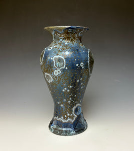 Cobalt Galaxy Crystalline Glazed Vase 5