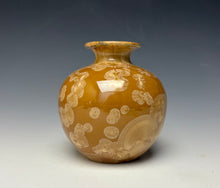 Load image into Gallery viewer, Iced Caramel Crystalline Glazed Mini Vase #7
