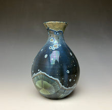 Load image into Gallery viewer, Cobalt Galaxy Crystalline Glazed Vase 8
