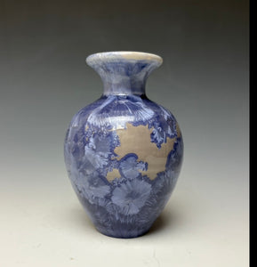 Periwinkle Crystalline Mini Vase 2