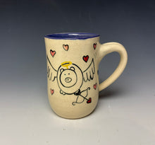 Load image into Gallery viewer, Cupid Pig Mug- Purple
