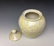 Load image into Gallery viewer, Ivory Crystalline Jar
