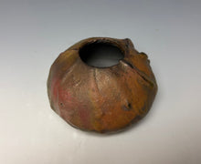 Load image into Gallery viewer, Satin Copper Raku Mini AirPlant Vase #9
